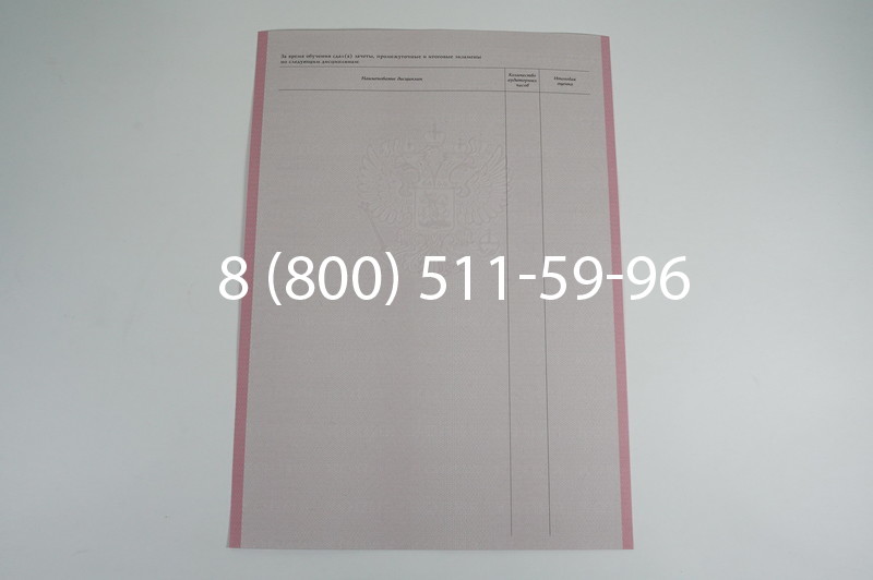 Заказать Академическая справка образца 1996-2009 год для колледжа в Ростове-на-Дону