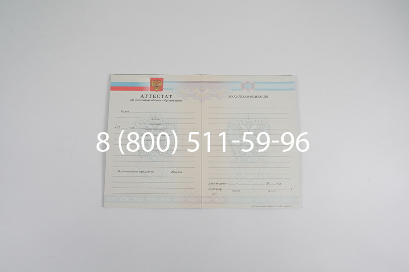 Купить Аттестат за 9 класс 2007-2010 годов в Ростове-на-Дону