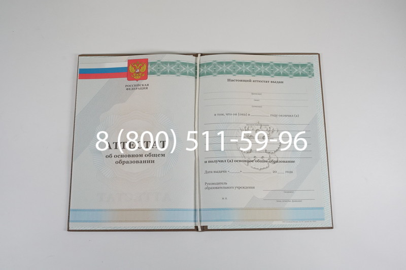 Аттестат за 9 класс 2011-2013 годов в Ростове-на-Дону