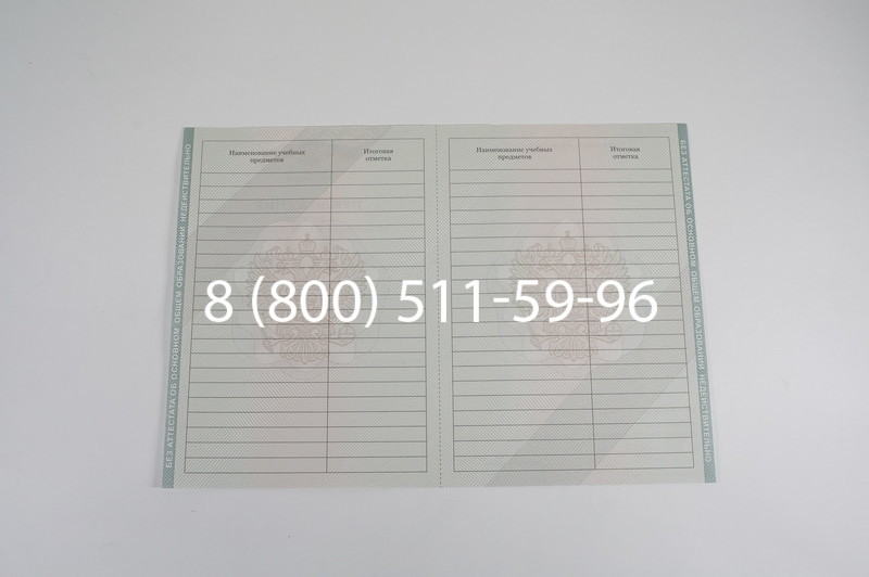 Аттестат за 9 класс 2011-2013 годов в Ростове-на-Дону