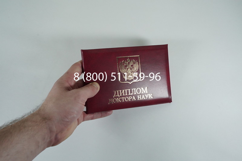 Диплом доктора наук 2007 в Ростове-на-Дону