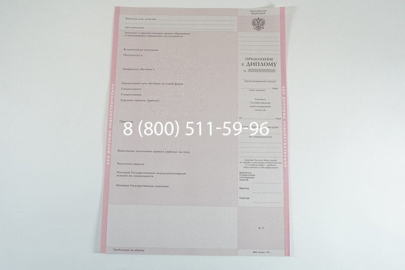 Диплом колледжа 1997-2002 годов в Ростове-на-Дону