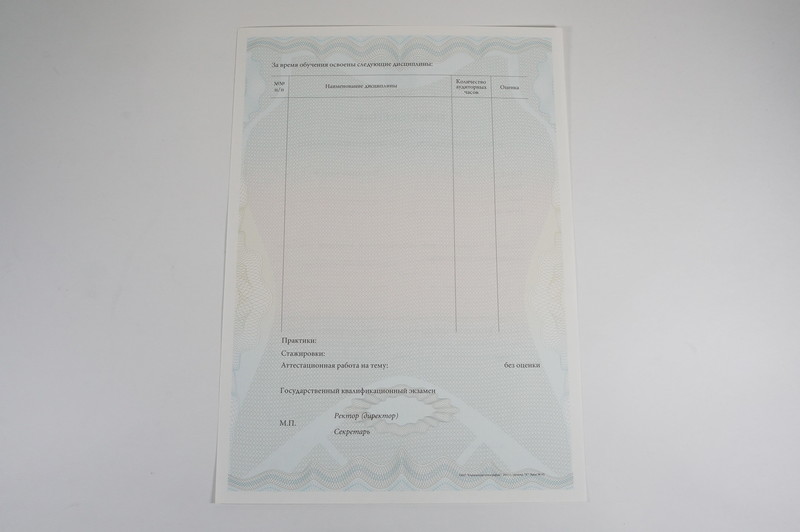 Диплом о дополнительном образовании в Ростове-на-Дону