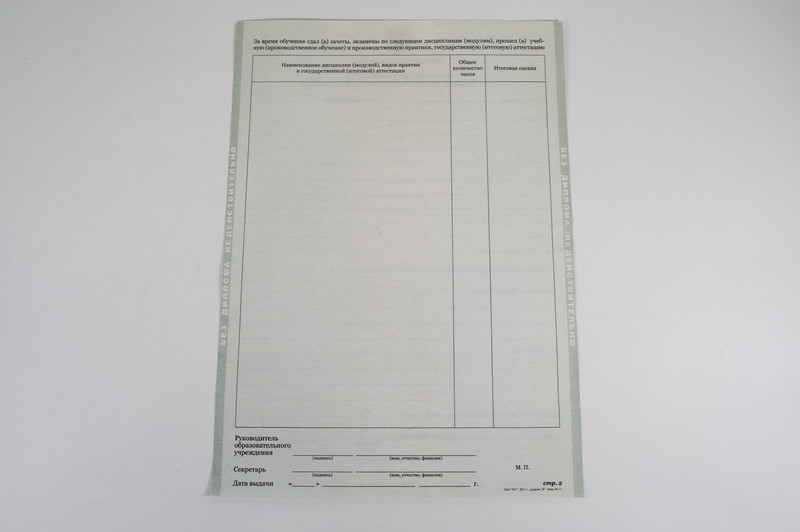 Диплом о начальном образовании  2010-2026 годов в Ростове-на-Дону