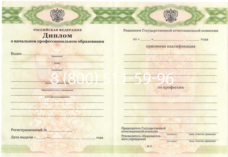 Купить Диплом о начальном образовании  2010-2026 годов в Ростове-на-Дону