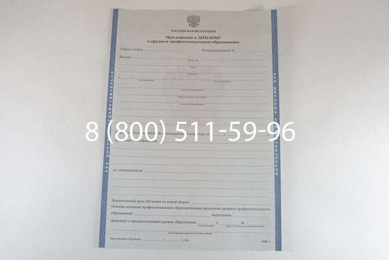 Диплом о среднем образовании 2011-2013 годов в Ростове-на-Дону