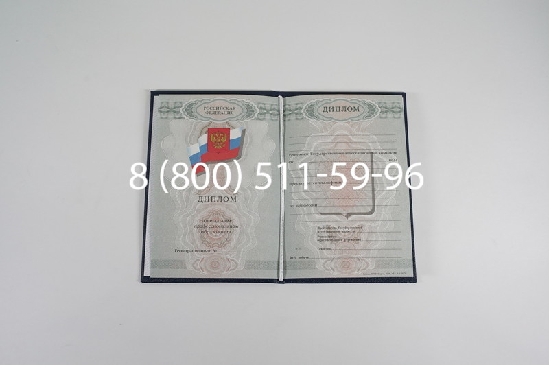 Диплом ПТУ 2007-2010 годов в Ростове-на-Дону