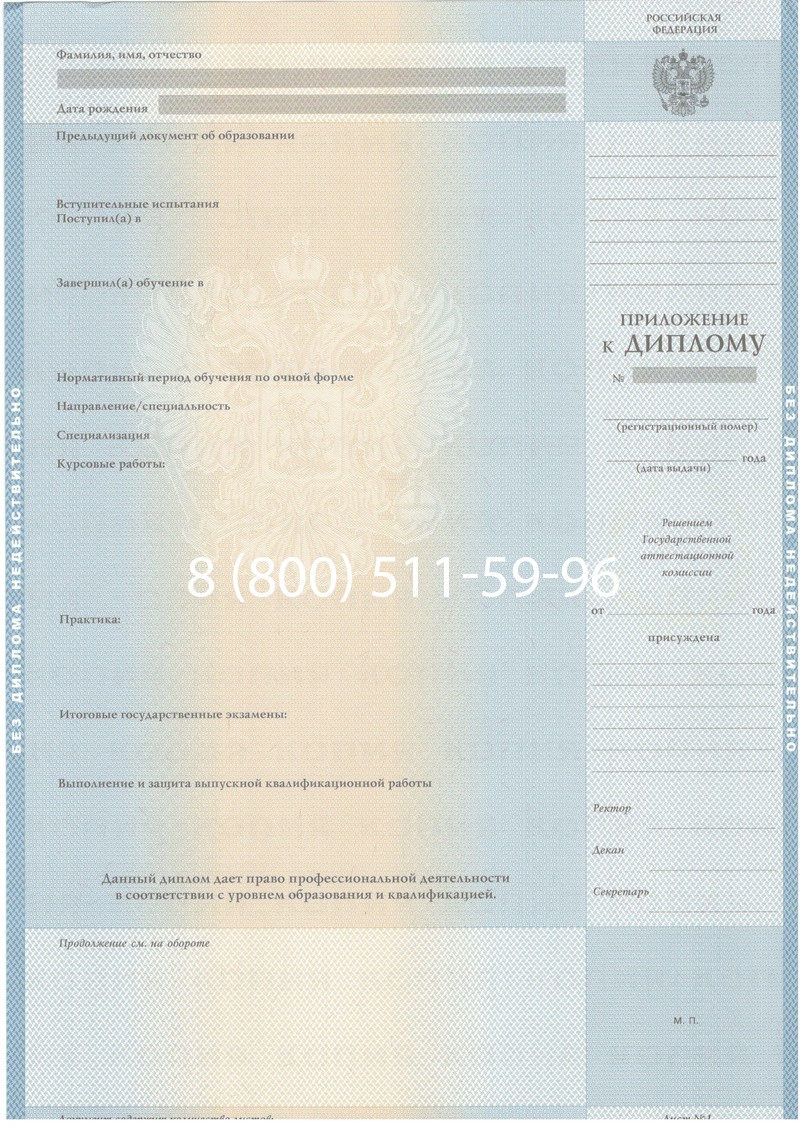 Купить Диплом специалиста 2003-2009 годов в Ростове-на-Дону