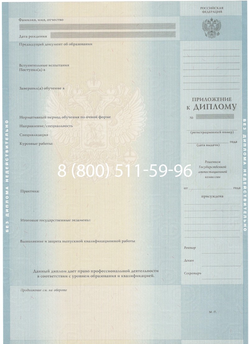 Заказать Диплом специалиста 2012-2013 годов в Ростове-на-Дону