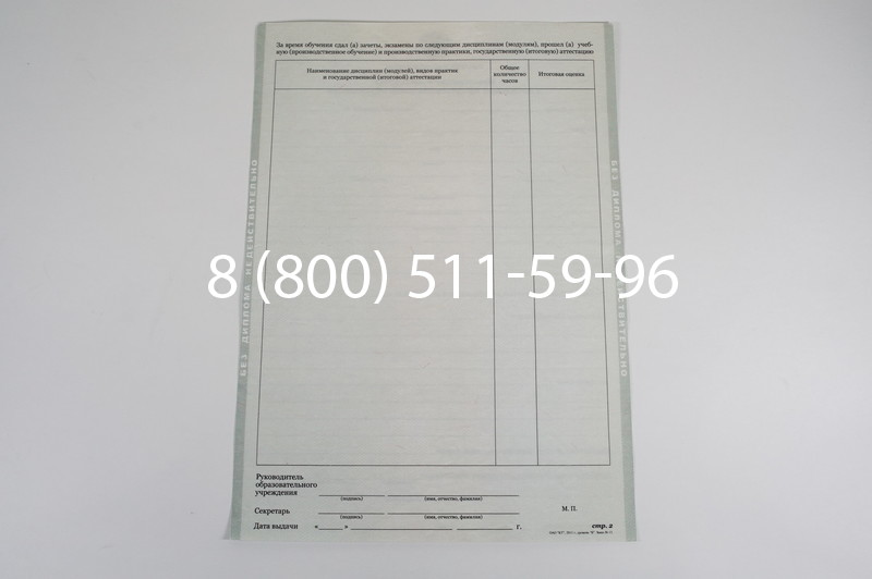 Диплом училища 2010 год в Ростове-на-Дону